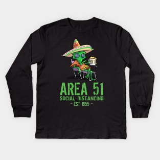 Area 51 Alien Kids Long Sleeve T-Shirt